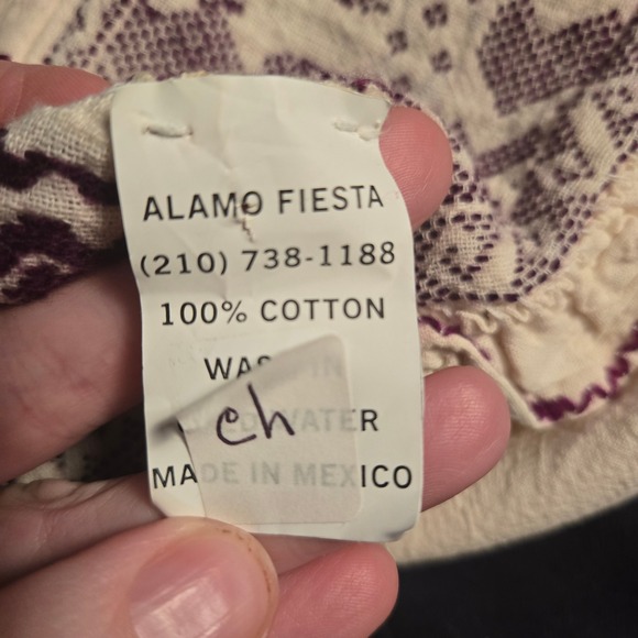 Vtg Mexican Huipil Dress Hand Embroidered Horse on Rider Oaxacan Tunic Pockets - Picture 12 of 13